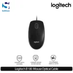 Logitech B100  Mouse Optical Cable