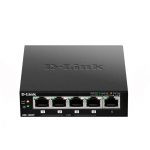 D-LINK DES-1005P 5-Port 10/100Mbps Unmanaged Switch with 4 PoE Ports (PoE up to 15.4 Watts per port)