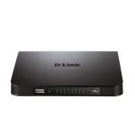D-LINK DGS-1016A 16-Port 10/100/1000Base-T Unmanaged Standalone Gigabit Switch (plastic)