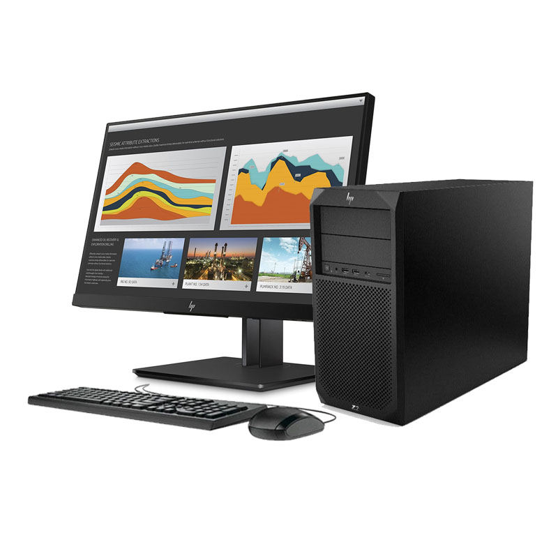 PC HP Z4 G4 Workstation (HPQ9DK00PA) /Xeon W-2123/16GB/1TB+256GB SSD/VGA  2GB/23.8"/Win 10 Pro/Black » SoftCom