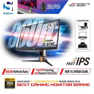 Monitor Asus ROG Swift PG259QNR Gaming Monitor [24.5 Inch FHD / IPS / 360Hz]