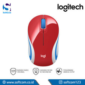 Mouse Logitech M187 Wireless Ultra Portabel Red