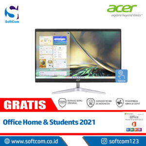 PC Acer Aspire AIO C24-1751 /Core i5-1240P/8GB/512GB SSD/23.8" IPS Touch/Win 11 Home+OHS 2021/Black