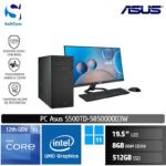 PC Asus S500TD-585000003W /Core i5-12400/8GB/512GB SSD/19.5"/Win 11 Home/Black