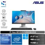 PC Asus AIO A3202WBAK-BA345W /Core i3-1215U/4GB/512GB SSD/21.5" FHD/Win 11 Home/Black