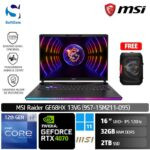 MSI Raider GE68HX 13VG (9S7-15M211-095)/Core i9-13980HX/16GB/2TB SSD/GeForce RTX 4070 8GB/16" UHD+ 140Hz/Win 11 Home/Core Black