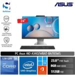 PC Asus AIO A3402WBAT-BA785WS /Core i7-1255U/8GB/512GB SSD/23,8" FHD Touch/Win 11 Home+OHS/Black
