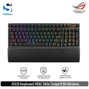 Keyboard Gaming Asus ROG Strix Scope II 96 Wireless Snow/Strom