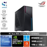 PC Asus ROG G22CH-7K3114700WSO /Core i7-13700KF/32GB/1TB SSD+1TB SSD/GeForce RTX 4070 12GB/Win 11 Home+OHS 2021/Extreme Dark Gray