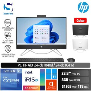PC HP AIO 24 cb1040d cb1041d/Core i5-1235U/8GB/512GB SSD+1TB HDD/23.8" FHD IPS/Win 11 Home+OHS 2021 [24-cb1040d | 24-cb1041d]