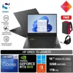HP Omen 16-u0046TX /Core i9-13900HX/32GB/1TB SSD/GeForce RTX 4070 8GB/16″ WQXGA 240Hz/Win 11 Home+OHS 2021/Shadow Black