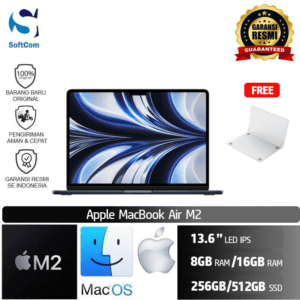 MacBook Air M2 13 Inch /8 core CPU/8-10 core GPU/8GB-16GB/256GB-512GB SSD/13.6" IPS/MacOS