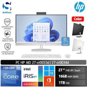 PC HP AIO 27 cr0033d cr0034d/Core i7-1355U/16GB/1TB SSD/27" FHD IPS Touch/Win 11 Home+OHS 2021 [27-cr0033d | 27-cr0034d]