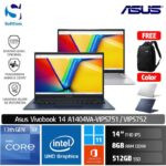 Asus Vivobook 14 A1404VA-VIPS751 VIPS752/Core i7-1355U/8GB/512GB SSD/14" FHD IPS/Win 11 Home+OHS 2021 [ A1404VA-VIPS751 | A1404VA-VIPS752 ]