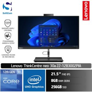 PC Lenovo ThinkCentre neo 30a 22 12B3002PIA/Core i3-1215U/8GB/256GB SSD/21.5"/DOS/Black