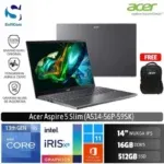 Acer Aspire 5 Slim A514-56P-59SK /Core i5-1335U/16GB/512GB SSD/14" WUXGA IPS/Win 11 Home+OHS 2021/Steel Grey