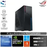 PC Asus ROG G22CH-7K3114701WSO /Core i7-13700KF/32GB/1TB SSD+1TB SSD/GeForce RTX 4070 12GB/Win 11 Home+OHS 2021/Extreme Dark Gray