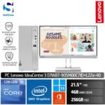 PC IdeaCentre 3 07IAB7 90SM007CID+67AFKACBWW/Core i3-12100/4GB/256GB SSD/21.45"/Win 11 Home+OHS 2021/Cloud Grey
