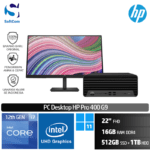 PC Desktop HP Pro 400 G9 SFF 7H8K4PA i7 12700/16GB/512GB SSD+1TB HDD/DVDRW/W11 Home