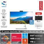 PC Lenovo IdeaCentre AIO 3 24ALC6 TVID TWID/AMD Ryzen 7-7730U/16GB/1TB SSD/23.8" FHD Touch/Win 11 Home+OHS 2021 [F0G100TVID | F0G100TWID]