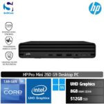 HP Pro Mini 260 G9 Desktop Mini PC /Core i3-1315U/8GB/512GB SSD/Win 11 Home/Black