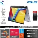 Asus Vivobook S14 Flip TN3402YA-VIPS557 /Ryzen 5-7430U/16GB/512GB SSD/14" WUXGA IPS Touch/Win 11 Home+OHS 2021/Transparent Silver