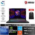 MSI Katana 15 B13VGK (9S7-158571-2079) /Core i9-13900H/16GB/1TB SSD/GeForce RTX 4070 8GB/15.6" QHD 165Hz/Win 11 Home+OHS 2021/Black