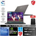 MSI Thin 15 B13UC (9S7-16R831-2407) /Core i7-13620H/8GB/512GB SSD/GeForce RTX 3050 4GB/15.6" FHD 144Hz/Win 11 Home/Cosmos Gray