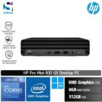 HP IDS ProDesk 400 G9 Desktop Mini PC 9E470PT/Core i5-13500T/8GB/512GB SSD/Win 11 Home/Black