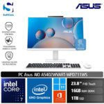 PC Asus AIO A5402WVART-WPD711WS/Core 7-150U/16GB/1TB SSD/23.8" FHD Touch/Win 11 Home+OHS 2021/White