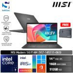 MSI Modern 14 F1MG (9S7-14S111-063) /Intel Core 7 150U/16GB/512GB SSD/14" FHD IPS/Win 11 Home+OHS 2021/Platinum Grey