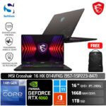 MSI Crosshair 16 HX D14VFKG (9S7-15P223-847) /Core i9-14900HX/16GB/1TB SSD/GeForce RTX 4060 8GB/16" QHD+ 240Hz/Win 11 Home+OHS 2021/Cosmos Grey