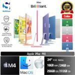 iMac 24 Inch /M4 Chip/16GB-24GB/256GB-512GB SSD/24" 4.5K Retina/MacOS