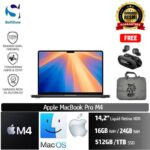 MacBook Pro M4 14 Inch /16GB-24GB/512GB-1TB SSD/MacOS