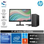 PC HP DEKSPTOP M01-F3016d i5 13400/8GB/512GB SSD/21.5" FHD/W11+OHS 2021/Black