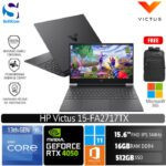 HP Victus 15-fa2883TX/Core i7-13620H/16GB/512GB SSD/GeForce RTX 4050 6GB/15.6″ FHD IPS 144Hz/Win 11 Home+OHM 2024+M365/Mica Silver