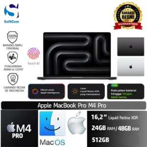 MacBook Pro M4 PRO 16 Inch/24GB-48GB/512GB SSD/MacOS