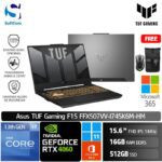 Asus TUF Gaming A15 FX507VV I745K6M HM/Inter Core 7-13620H/16GB/512GB/GeForce RTX 4060 8 GB/Win 11 Home+OHM 2024+Microsoft 365(1Y)/Mecha Gray
