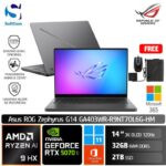 Asus ROG Zephyrus G14 GA403WR-R9NT7OL6G-HM /Ryzen AI 9 HX 370/32GB/2TB SSD/GeForce RTX 5070 Ti 12GB/14" 3K 120Hz/Win 11 Home+OHM 2024+M365/Eclipse Grey