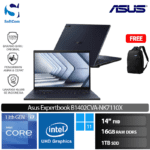 Asus Expertbook B1402CVA-NK7110X/Intel Core i7-1355U/16GB/1TB SSD /14"FHD/Windows 11 Pro- Star Black