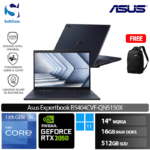 Asus Expertbook B5 B5404CVF-QN5150X/Intel Core i5-1355U/GeForce RTX 2050/16GB/512GB SSD /14"WQXGA/Windows 11 Pro- Star Black