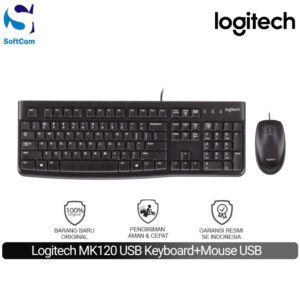 Keyboard Logitech MK120+Mouse USB
