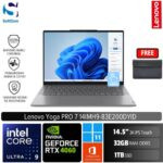Lenovo Yoga Pro 7 DYID/Intel Ultra 9-185H/32GB/1TB SSD/GeForce RTX 4060 8GB/14.5"3K IPS Touch/Win 11 Home + OHM 2024 + M365-Luna Grey