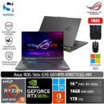 Asus ROG Strix G16 G614PR-R9NT7C6G-HM /Ryzen 9-8940HX/16GB/1TB SSD/GeForce RTX 5070Ti 12GB/16" FHD+ 165Hz/Win 11 Home+OHM 2024+M365/Eclipse Gray