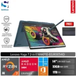 Lenovo Yoga 7 2-in-1 14AKP10 83JR0054ID/Ryzen AI 7-350/32GB/1TB SSD/14" 2.8K WQXGA+ Touch/Win 11 Home+OHM 2024 + M365- Tidal Teal