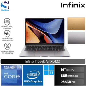 Infinix InBook Air XL442-14/Intel Core i3-1215U/8GB/256GB-512GB SSD/14″ FHD IPS/Win 11 Home