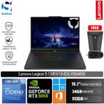 Lenovo Legion 5 15IRX10-83LY004RID/Intel Core i7-14700HX/24GB/512GB SSD/GeForce RTX 5050 8GB/15.1" WQXGA/Win 11 Home + OHM 2024 + M365/Eclipse Black