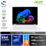 Acer Swift Edge SFE14-51T-77WL/Intel Core Ultra 7-258V/32GB/1TB SSD/14" WQXGA+ OLED Touch/Win 11 Home + OHM 2024