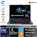 Acer Predator Helios 18 AI PH18-73-97U9/Intel Core Ultra 9-275HX/64GB/2TB SSD/GeForce RTX 5080 16GB/18" WQXGA miniLED/Win 11 Home +OHM 2024