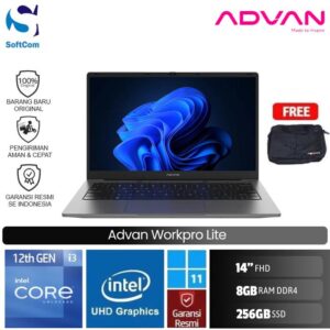 Advan Workpro Lite/Intel Core i3-1215U/8GB/256GB SSD/14"FHD/Win 11 Home